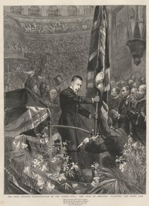The Irish Loyalist Demonstration at the Albert Hall