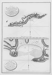 The Islands of Samoa and Maouna, from the itinerary of La Pérouse by French School
