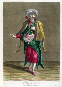 The Janissary, from the Collection of Prints of Costumes from the Levant, engraved by Philippe Simonneau by French School