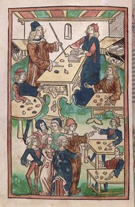 The Jewellers Shop, 1491 by French School