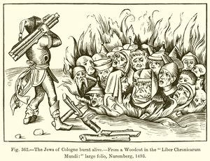 The Jews of Cologne Burnt Alive