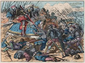 The King of France Francois I (1494-1547) at the Battle of Marignan on 13 and 14 September 1515 - Francois I (1494-1547) at the Battle of Marignano