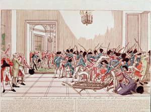 The Knights of Aggard Disarmed by Order of the King at the Tuileries Palace by French School