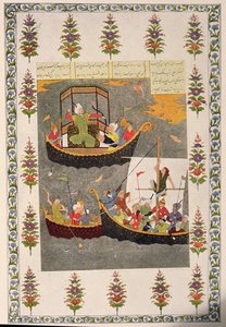 The Last trip of Sinbad, illustration for Sinbad the Sailor, from The Arabian Nights, 1895 by French School