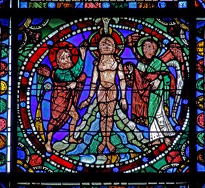 The Life of Christ: Jordan Baptism by French School