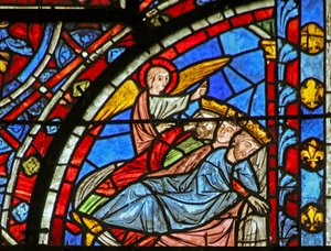 The Magi are Warned in a Dream by French School