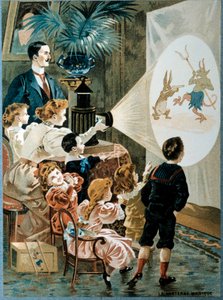The Magic Lantern in the Family Children Look at the Magic Lantern Screen, 20th Century