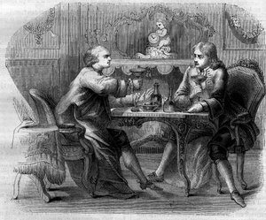 The Marquis de Nointel Offering a Lunch to the Bandit Louis Dominique Cartridge by French School