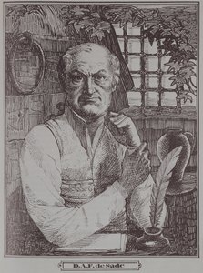 The Marquis de Sade in Prison by French School