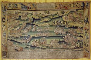 The Meeting of the Two Armies at the Battle of Jarnac, 13th March 1569 by French School