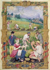 The Month of August: The Harvest by French School