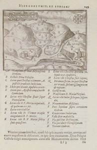 The Mount of Olives, Jerusalem, from Itinerarium Hierosolymitanum, by J. Cotovico, 1619 by French School