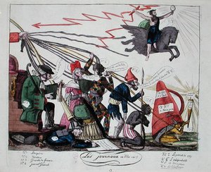 The Newspapers of May 1815 by French School