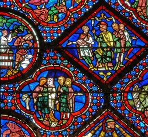 The Noah Window: The Discovery of the Vine by French School