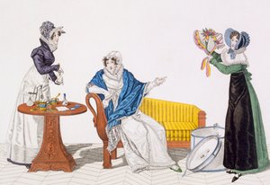 The Perfect Cure or, The Hat from Longchamp, plate 113 from Le Bon Genre, early 19th century