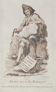 The Print Seller, from Petits Metiers de Paris