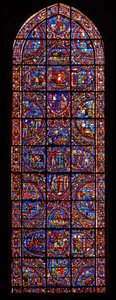 The Prodigal Son window by French School