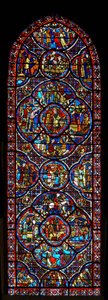 The Prodigal Son window by French School