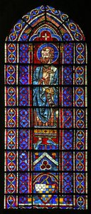 The Prophet Hosea; Arms of Mauclerc by French School