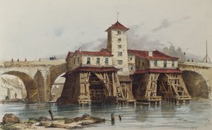 The Pump of Pont Notre Dame, 1836