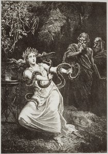 The Pythia, from History of Magic by Paul Christian, published late 19th century