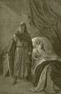 The Queen Margaret and the Old Knight by French School
