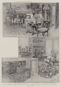 The Queen in the South of France, Views in the Hotel Regina at Cimiez by French School