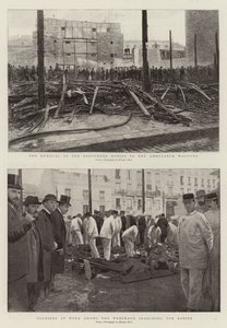The Removal of the Recovered Bodies to the Ambulance Waggons by French School