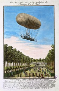 The Robert Airship over Saint Cloud, Paris, 15th July 1784