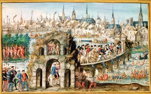 The Royal Entry Festival of Henri II into Rouen by French School