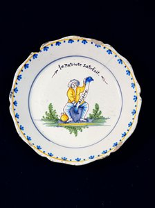 The Satisfied Patriot Plate