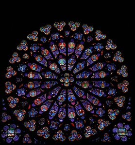 The South Rose window