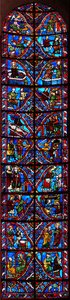 The St Denys window by French School
