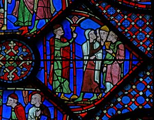The St James Window: Almogenes (Hermogines) Addresses His Adepts by French School