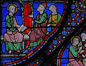 The St James Window: Hermogines is Converted by French School