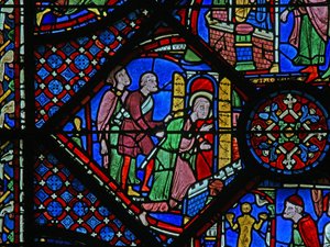 The St James Window: James Thrown into Prison by French School