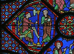 The St James Window: The Magician Almoniges (Hermoniges) Sends His Disciple Filetus to St James by French School