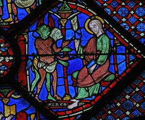 The St James Window: Demons Complain to St James by French School