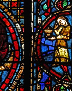 The St Lubin Window: Donors - Wine Makers by French School
