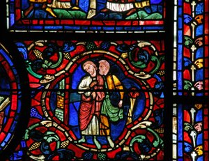 The St Martin window: decorative by French School