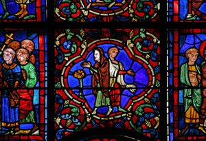 The St Martin window: decorative by French School