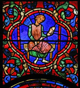 The St Martin Window: Donors - Shoemakers by French School