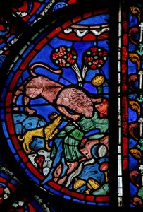 The St Thomas Window: The Butler is Devoured by Beasts