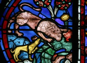 The St Thomas Window: The Butler is Devoured by Beasts