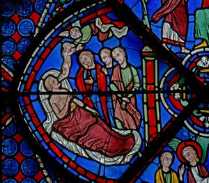 The St Thomas Window: The Death of Gad by French School
