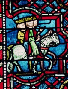 The Three Magi on Horseback, 13th century by French School