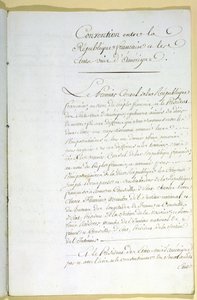 The Treaty of Mortefontaine, 30th September 1800