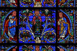 The Tree of Jesse: Isaiah, Jesse King, Micah by French School