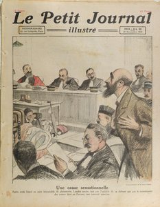 The Trial of Henri Desire Landru (1869-1922) from Le Petit Journal, 20th November 1921 by French School