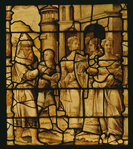 The Triumphant Return of David, from Notre-Dame du Val, Provins by French School